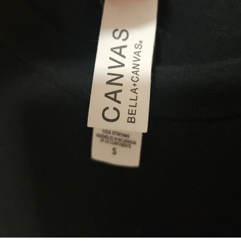 Canvas Kids Small Shirt Nightmare Before Coffee Funny Logo - Picture 3 of 3